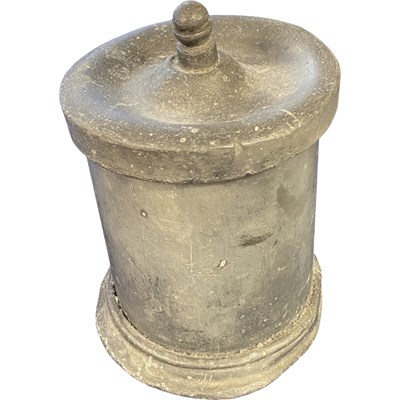 Lot 352 - Georgian Lead Tobacco jar