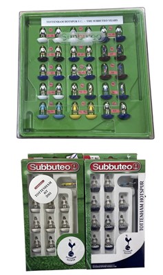 Lot 278 - A plastic display case containing Subbuteo...