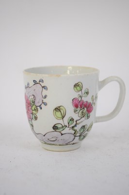 Lot 102 - Bow coffee cup decorated in famille rose style