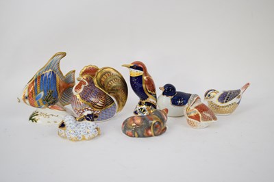 Lot 106 - Quantity of Royal Crown Derby paperweights...