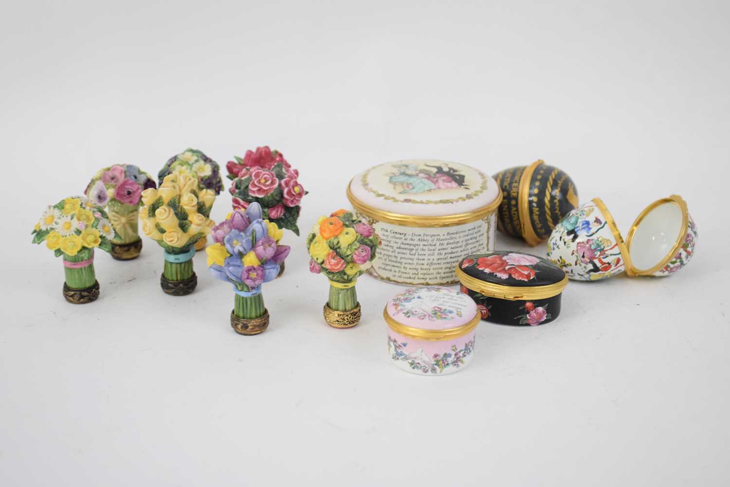 Lot 107 - Quantity of Halcyon Days enamel boxes and...