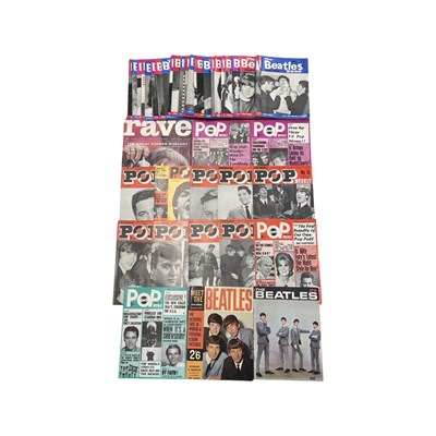 Lot 195 - A selection of 1960s Beatles magazines, to...