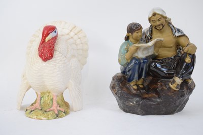 Lot 123 - Royal Doulton figure of a turkey, commissioned...