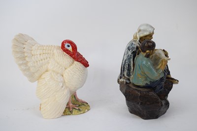Lot 123 - Royal Doulton figure of a turkey, commissioned...