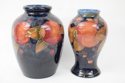 Lot 125 - Moorcroft baluster vase in pomegranate pattern...