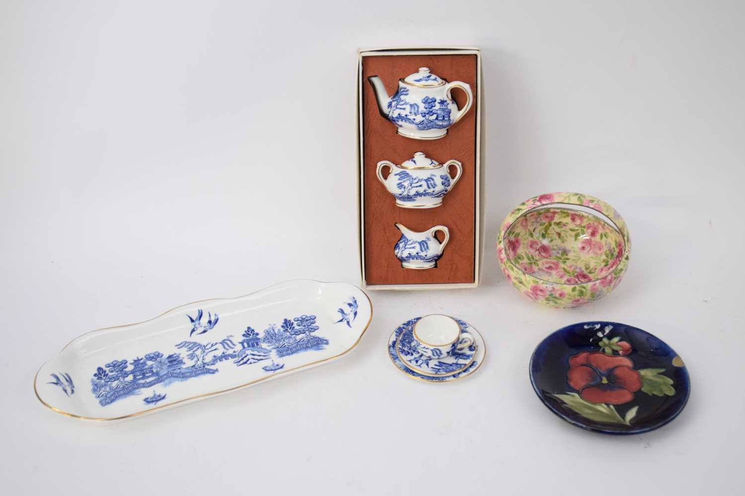 Lot 145 - Collection of miniature china by Coalport and...