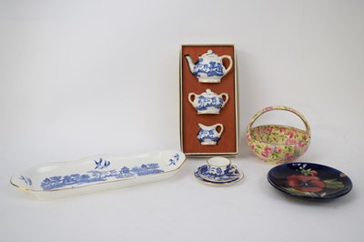 Lot 145 - Collection of miniature china by Coalport and...