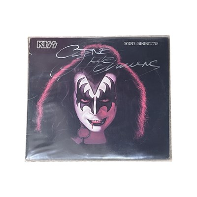 Lot 180 - A Gene Simmons of KISS 12" vinyl LP, bearing...