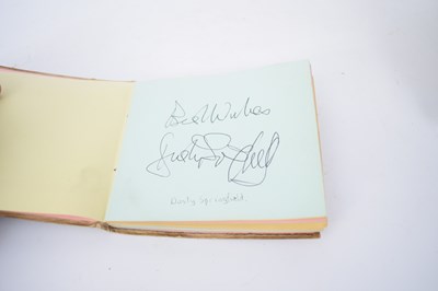 Lot 182 - Autograph album of various pop stars including...