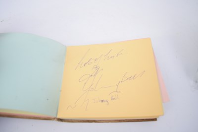 Lot 182 - Autograph album of various pop stars including...