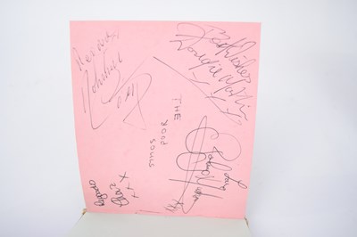 Lot 182 - Autograph album of various pop stars including...