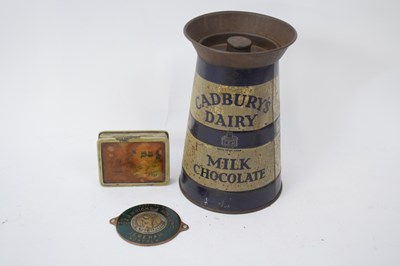 Lot 184 - Early Cadbury Dairy Milk tin modelled as a...