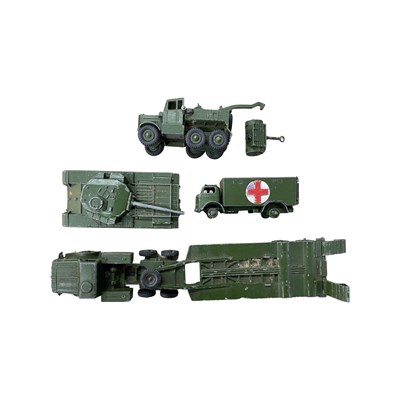 Lot 220 - A mixed lot of die-cast Dinky military...