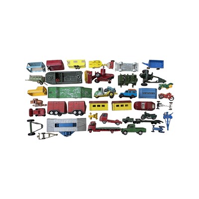 Lot 166 - A mixed lot of die-cast vehicles and parts, to...