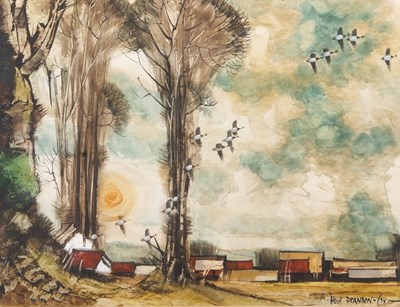 Lot 33 - Hugh Brandon Cox (British,1917-2003), Norfolk...