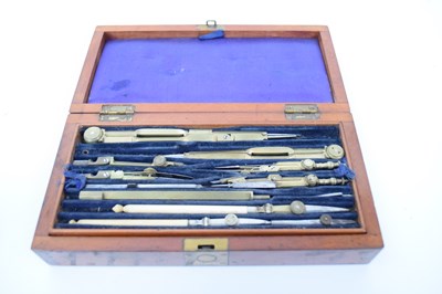 Lot 193 - Cased technical drawing set