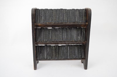 Lot 194 - Miniature bookcase together with a number of...