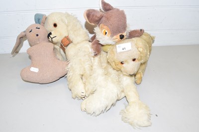 Lot 41 - Mixed Lot: Vintage soft toys and a dog pyjama...