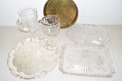 Lot 44 - Mixed Lot: Various glass and metal wares to...