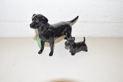 Lot 66 - Beswick model labrador together with a further...