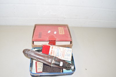 Lot 85 - Mixed Lot: Personal affairs notebook together...