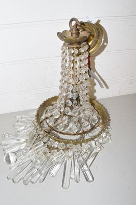 Lot 145 - Three tier centre ceiling light fitting with...