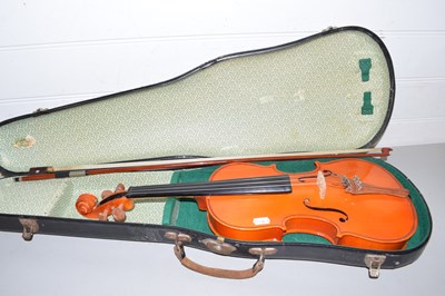 Lot 155 - 20th Century cased violin marked 'The Stentor...