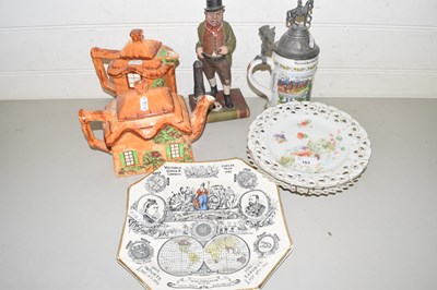 Lot 163 - Mixed Lot: Various ribbon plates, cottage tea...