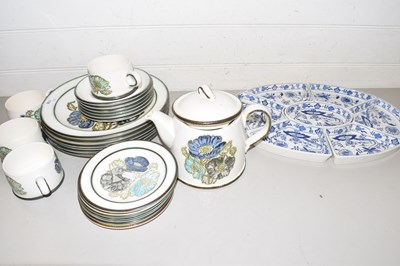 Lot 176 - Mixed Lot: A quantity of Wedgwood Iona floral...