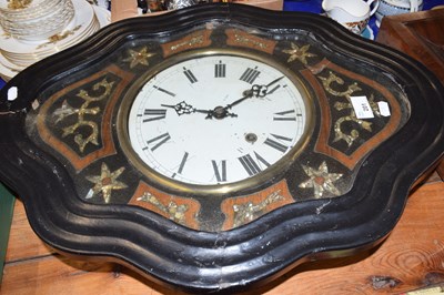 Lot 201 - Late 19th Century French vineyard clock set in...