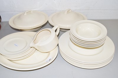 Lot 206 - Quantity of Royal Doulton cream glazed dinner...