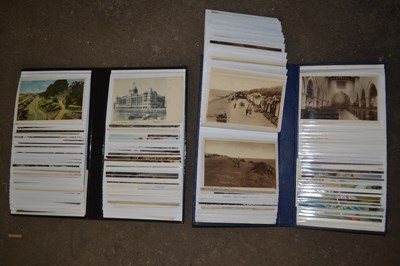 Lot 502 - Two albums of assorted postcards