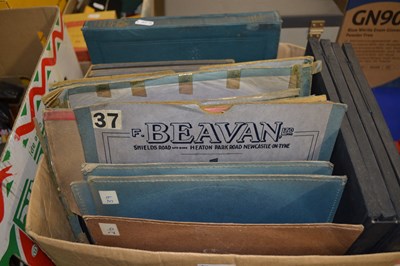 Lot 617 - Box of assorted LP's to include cased volumes...