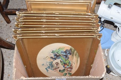 Lot 320 - Set of five coloured chromolithograph prints,...