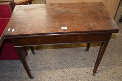 Lot 349 - 19th Century mahogany rectangular folding top...