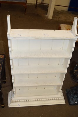 Lot 852 - White painted wall shelf