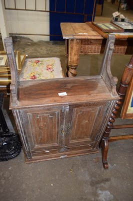 Lot 855 - Late 19th Century two door wall cabinet