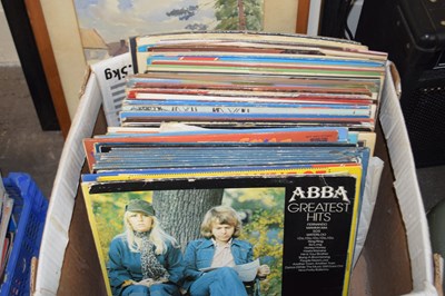 Lot 716 - Box of assorted LP's and albums to include...