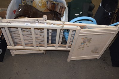 Lot 806 - Child's fold up cot