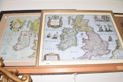 Lot 233 - Two reproduction maps of The British Isles...