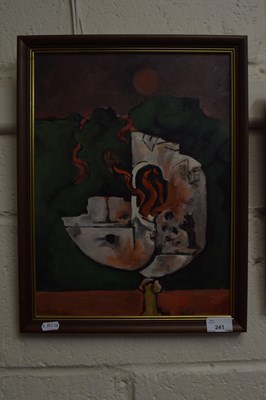 Lot 241 - Contemporary abstract, framed