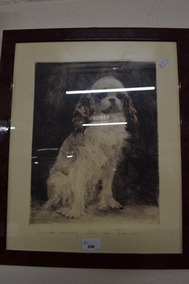 Lot 266 - Portrait of a dog by Nadl. Meyer-Thehardt?,...