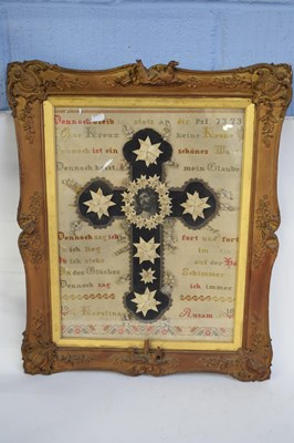 Lot 261 - An unusual early 20th century needlework and...