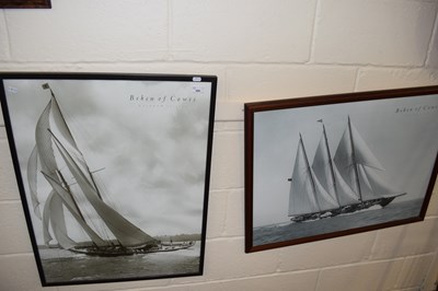 Lot 906 - Two photographic prints Beken of Cowes