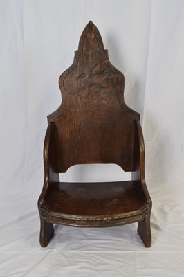 Lot 270 - Jack Grimble of Cromer, a small throne style...