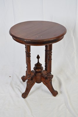 Lot 327 - Small Far Eastern hardwood table in the...