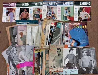 Lot 201 - A quantity of mid 20th century knitting...