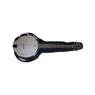 Lot 230 - A 6-string banjo from Gear4Music, with Remo...