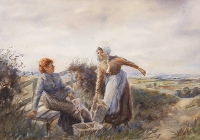 Lot 560 - Helen Allingham RWS 1848-1926 (nee Paterson),...