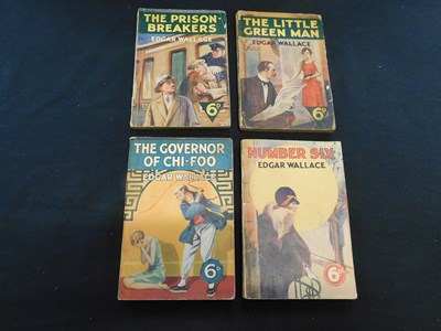 Lot 56 - EDGAR WALLACE: 4 Titles: THE NUMBER SIX,...